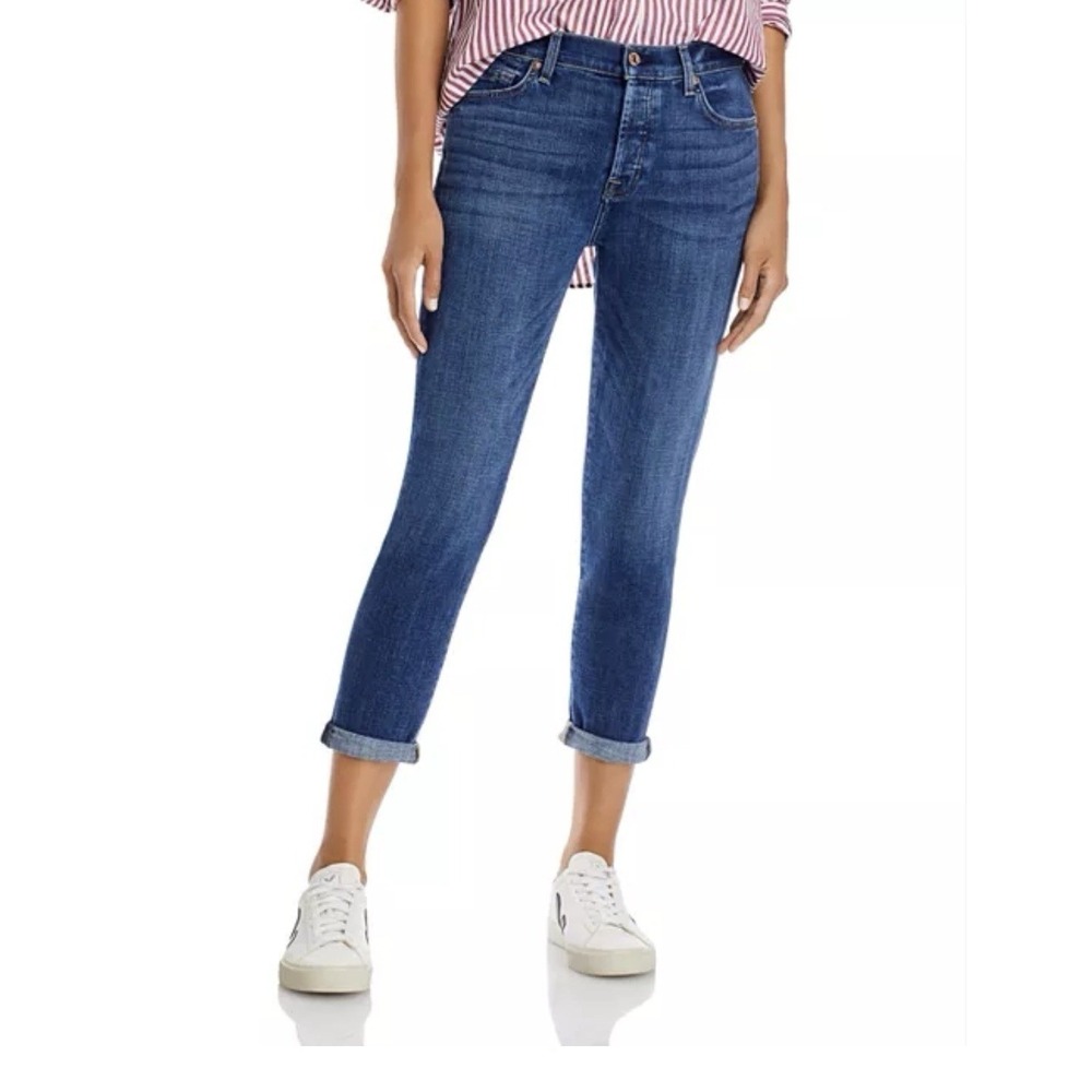 7 For All Mankind Josefina Feminine Boyfriend women's Jeans Size 30